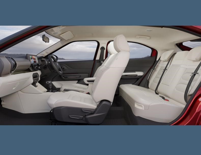 Premium interior finishes of the Citroën Basalt