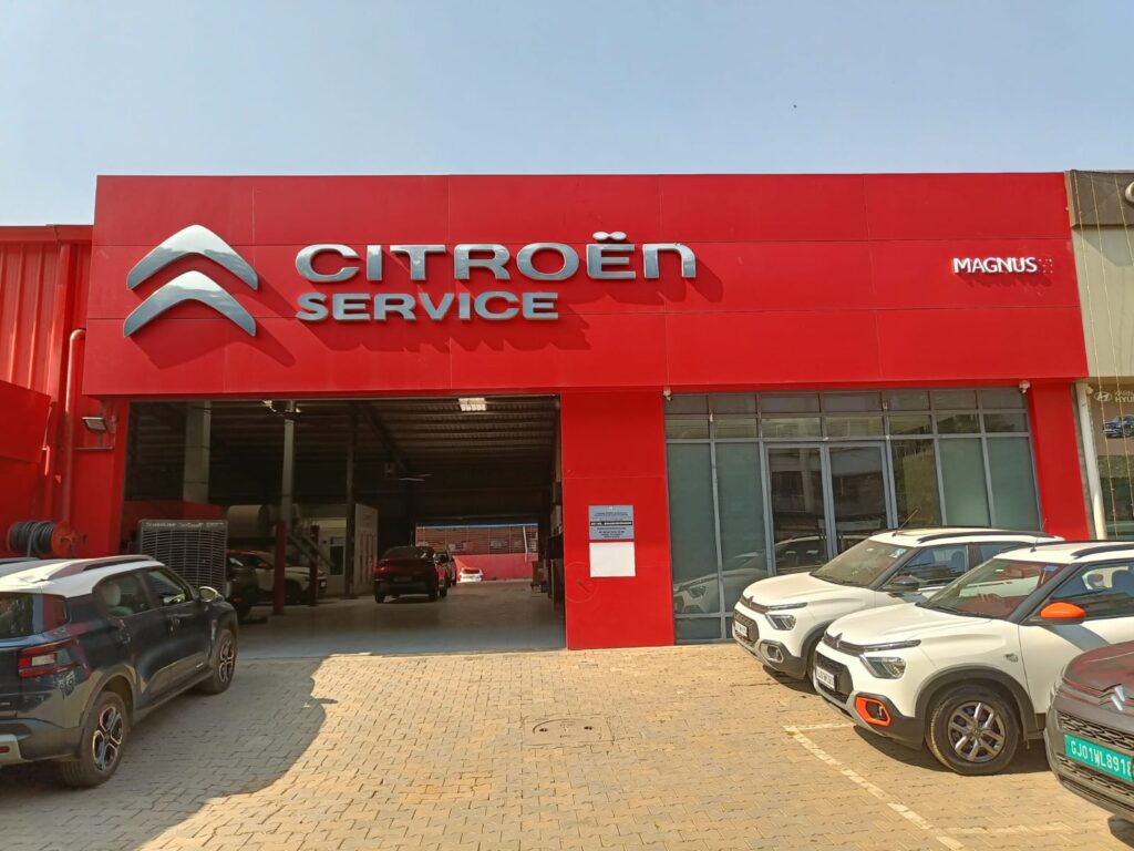 Citroen Car at Magnus Motors Service Center